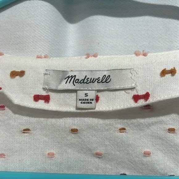 MADEWELL • Short Sleeved Wrap Shirt • Size Small - Picture 4 of 8